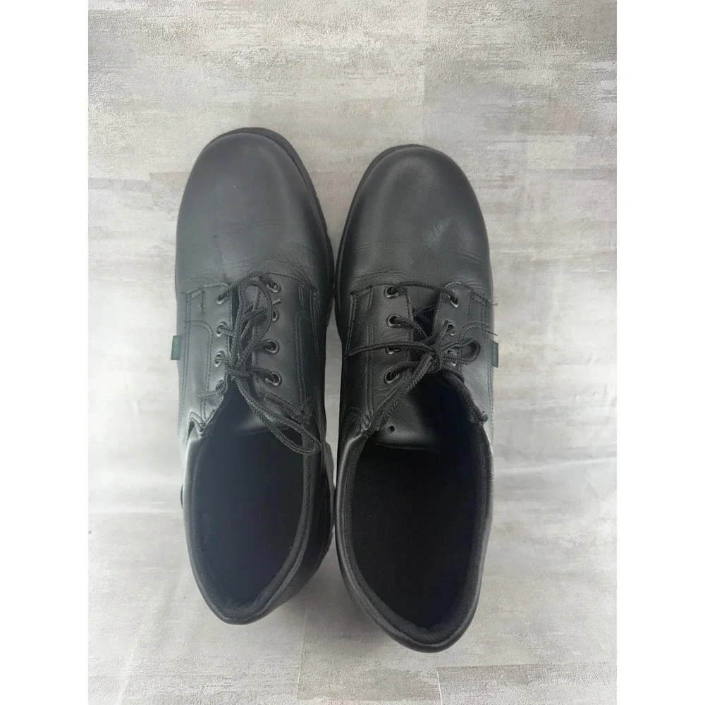 Thorogood Soft Streets Black Leather Oxford Duty Shoes 834-6905 Men Sz 12 M USA
